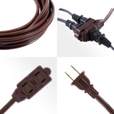 GE Surge Protector with Twist-to-Close Safety Outlets - Brown, 9 feet-043180002228-LR-225880-5-LR eShop