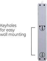 GE Surge Protector with Twist-to-Close Safety Outlets - White, 2 feet-030878336567-LR-316067-5-LR eShop
