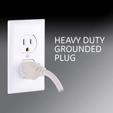 GE Surge Protector with Twist-to-Close Safety Outlets - White, 3 feet-043180572448-LR-153182-3-LR eShop