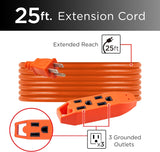 GE UltraPro Outdoor Extension Cord - Orange, 25 feet-043180635068-LR-225195-3-LR eShop
