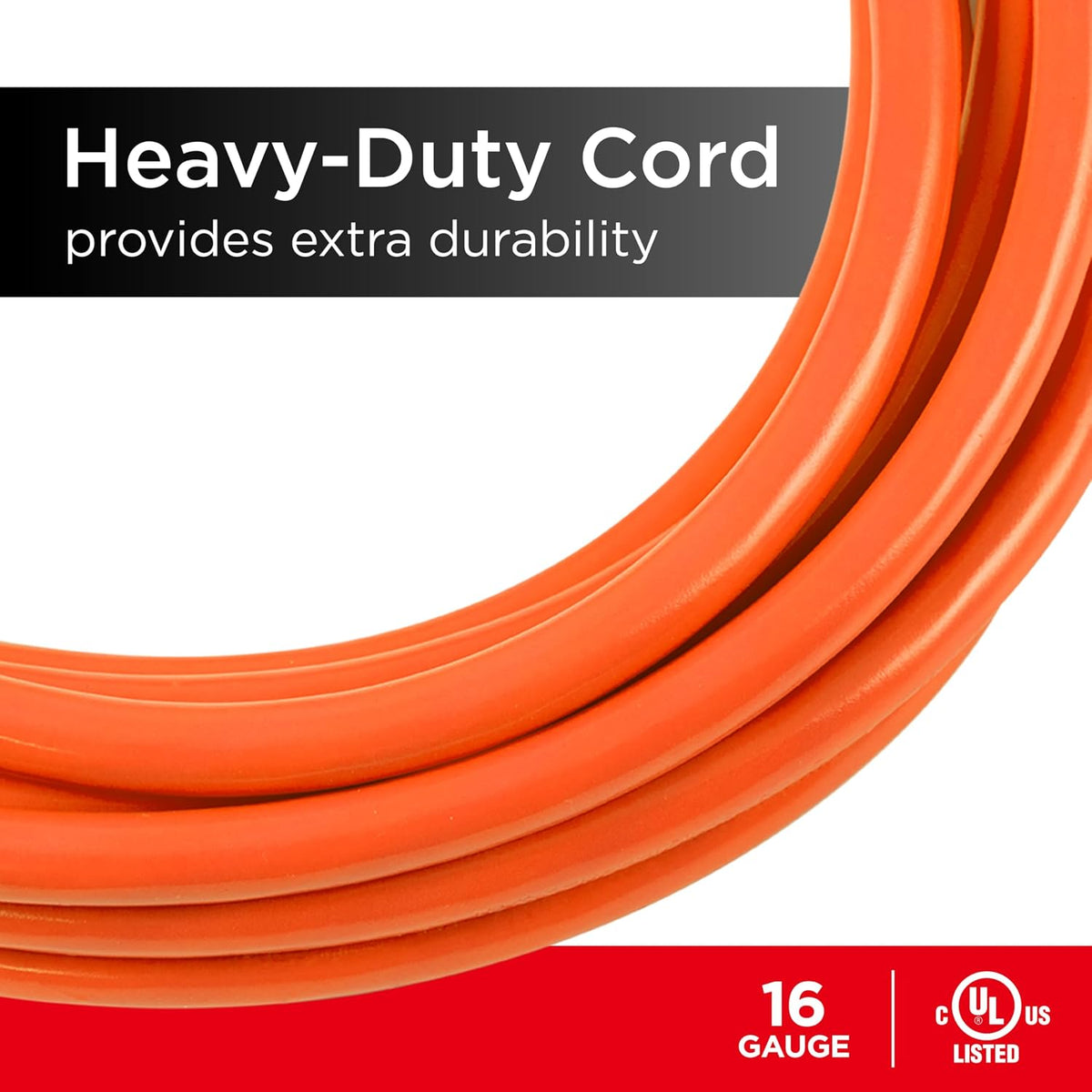 GE UltraPro Outdoor Extension Cord - Orange, 25 feet-043180635068-LR-225195-4-LR eShop