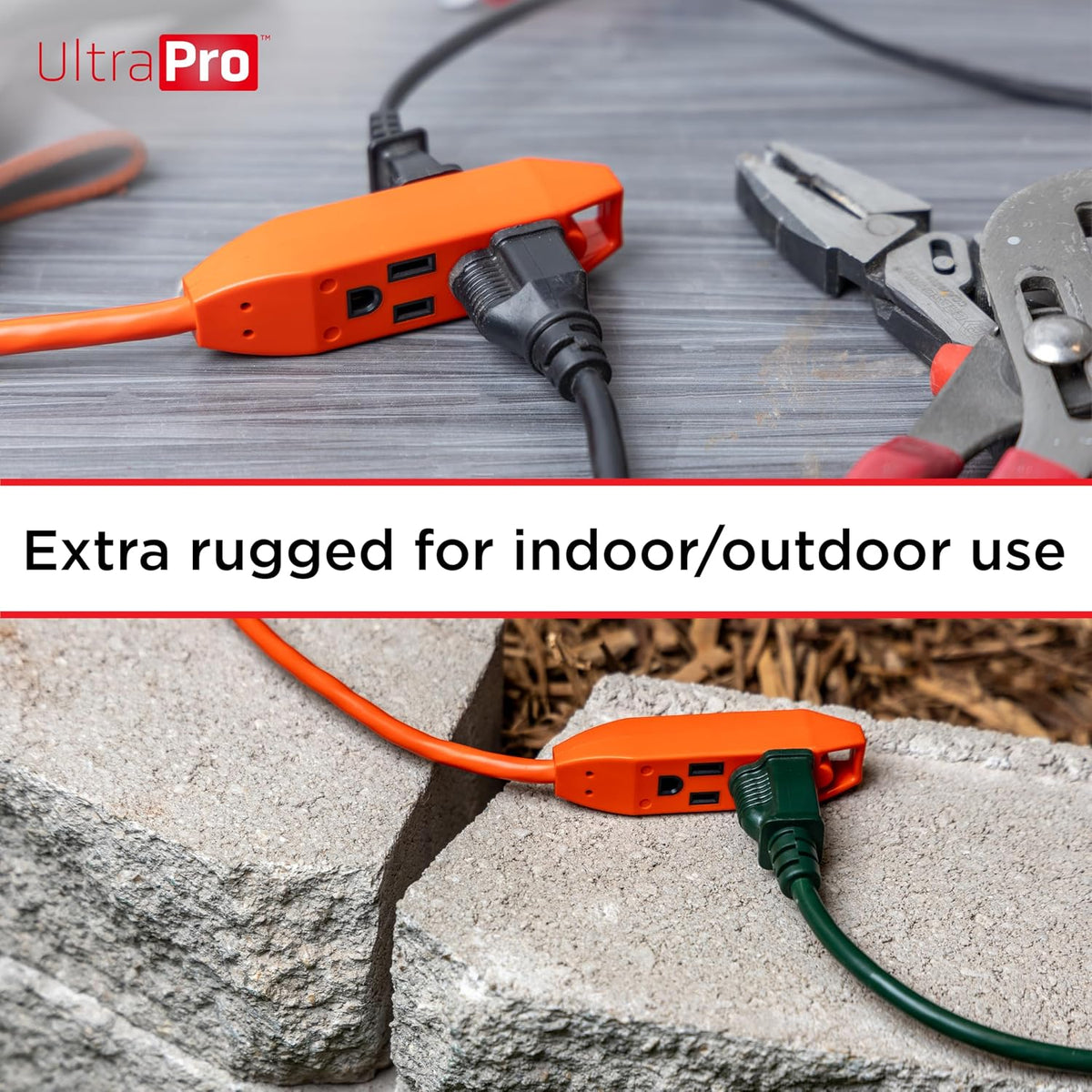 GE UltraPro Outdoor Extension Cord - Orange, 25 feet-043180635068-LR-225195-5-LR eShop