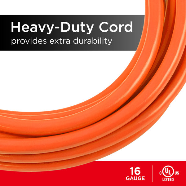 GE UltraPro Outdoor Extension Cord - Orange, 9 feet-043180647672-LR-226299-3-LR eShop