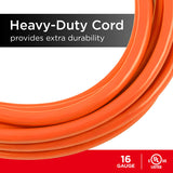 GE UltraPro Outdoor Extension Cord - Orange, 9 feet-043180647672-LR-226299-3-LR eShop