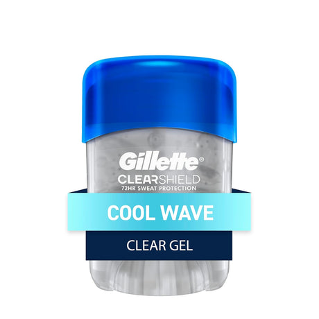 Gillette Antiperspirant and Deodorant Clear Gel for Men - Cool Wave, 0.5 oz-037000008071-LR-351321-1-LR eShop