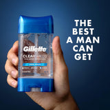 Gillette Antiperspirant and Deodorant Clear Gel for Men - Cool Wave, 0.5 oz-037000008071-LR-351321-7-LR eShop