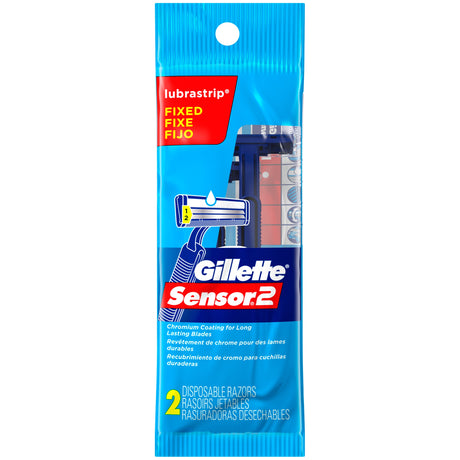 Gillette Sensor2 Men's Disposable Razors, 2 count-047400025318-LR-301697-1-LR eShop