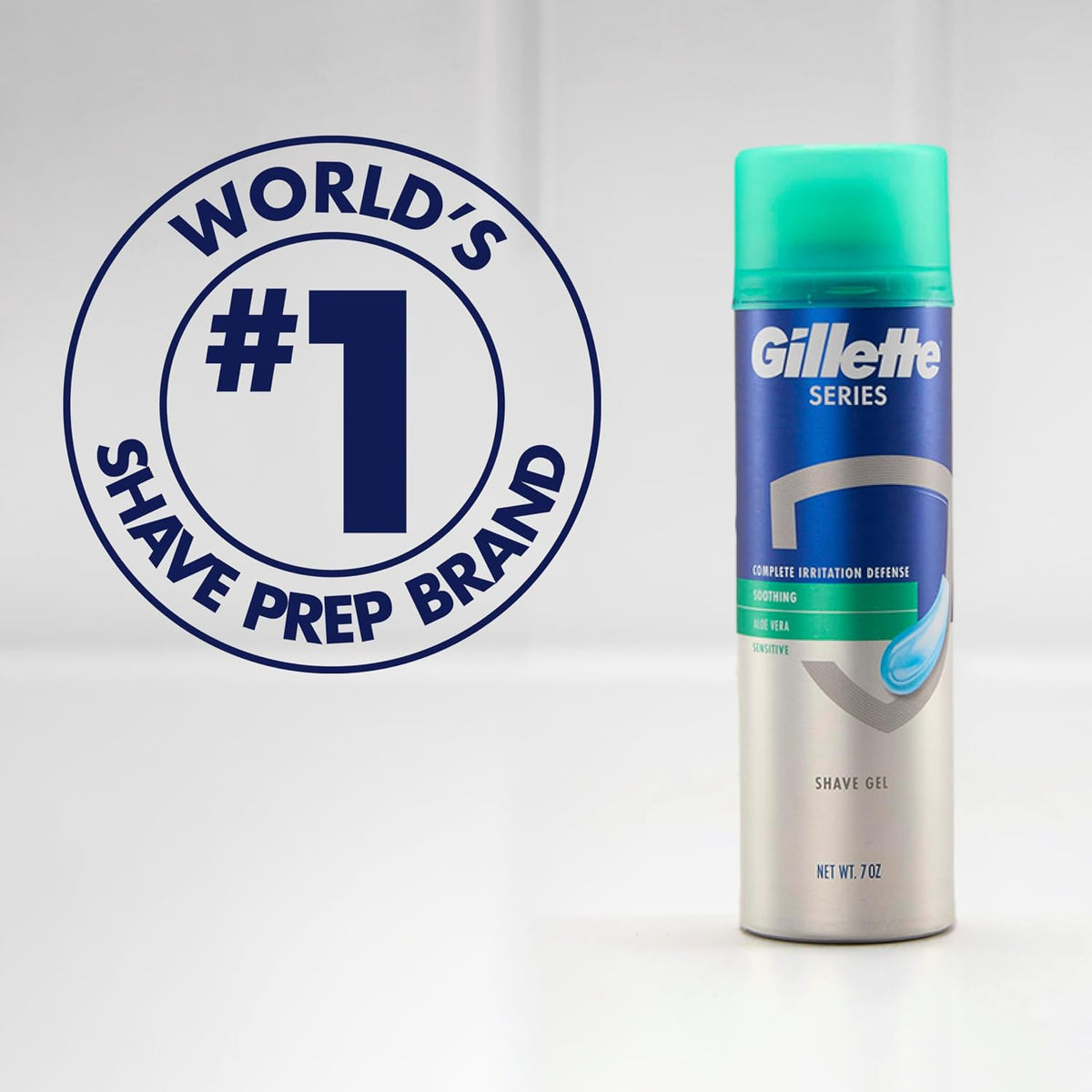 Gillette Series Soothing Shaving Gel for Men with Aloe Vera, 2.5 oz-047400130920-LR-145913-7-LR eShop