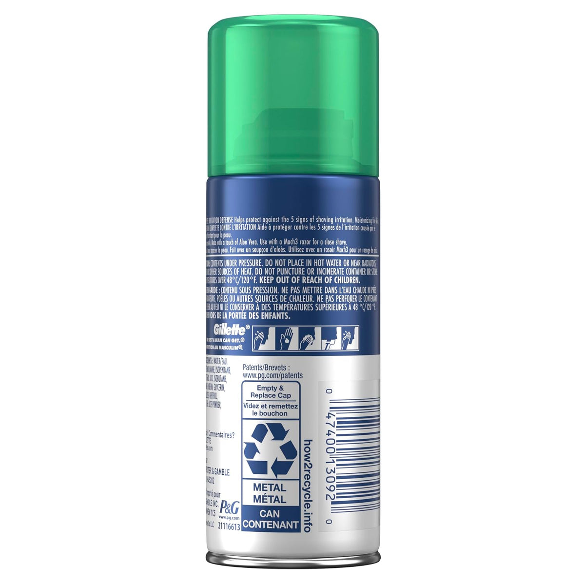 Gillette Series Soothing Shaving Gel for Men with Aloe Vera, 2.5 oz-047400130920-LR-145913-9-LR eShop