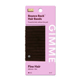 GIMME Bounce Back Hair Bands for Fine Hair - Dark Brown, 12 count-843370081800-LR-361478-1-LR eShop