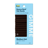 GIMME Bounce Back Hair Bands for Medium Hair - Dark Brown, 12 count-843370081770-LR-361476-1-LR eShop