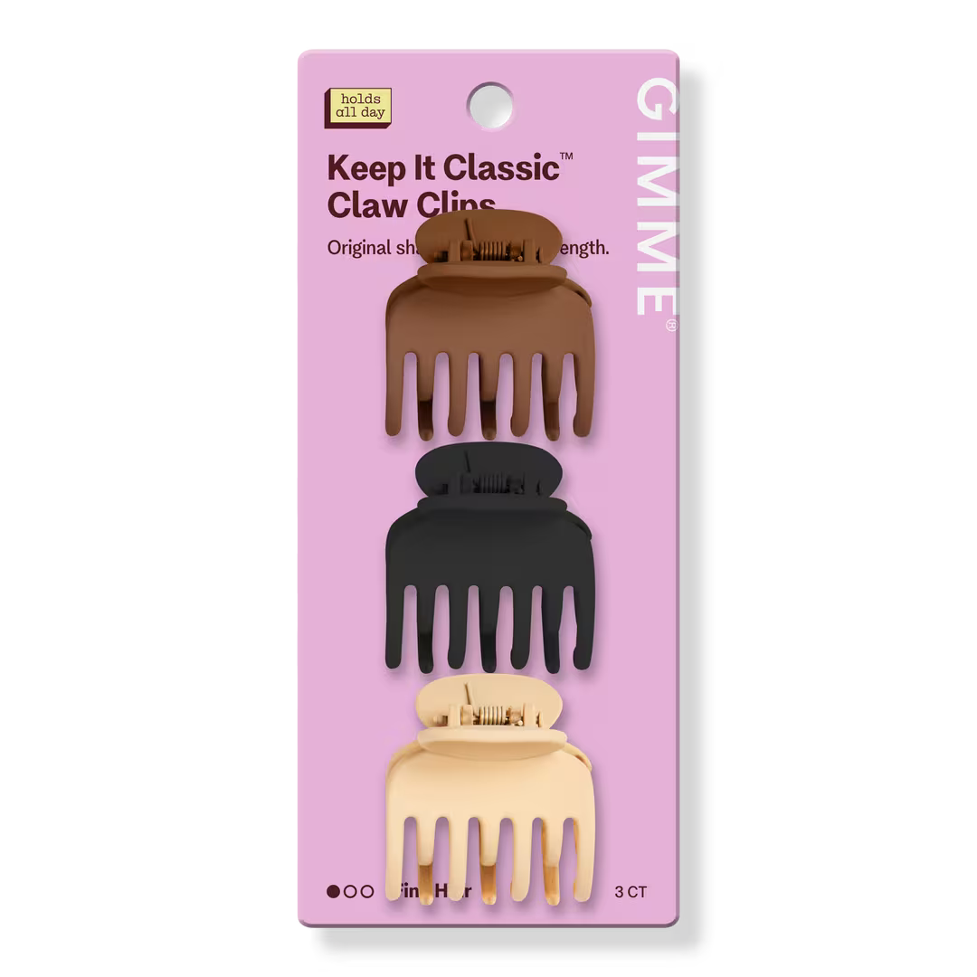 GIMME Fine Double Teeth Claw Clips - Assorted Colors, 3 count-843370080698-LR-361474-1-LR eShop