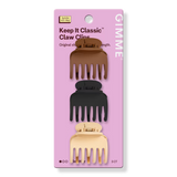 GIMME Fine Double Teeth Claw Clips - Assorted Colors, 3 count-843370080698-LR-361474-1-LR eShop