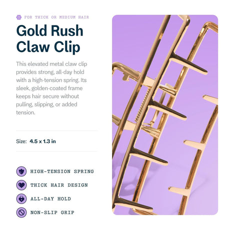 GIMME Gold Rush Claw Clip For Thick Hair-843370083026-LR-361484-2-LR eShop