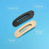 GIMME Lay Back Long Claw Clips for Medium Hair - Black and Cream-843370082630-LR-361481-3-LR eShop
