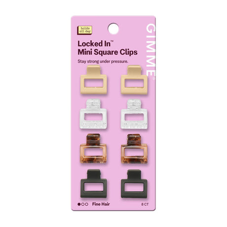 GIMME Locked In Mini Claw Clips for Fine Hair, 8 count-843370082616-LR-361480-1-LR eShop