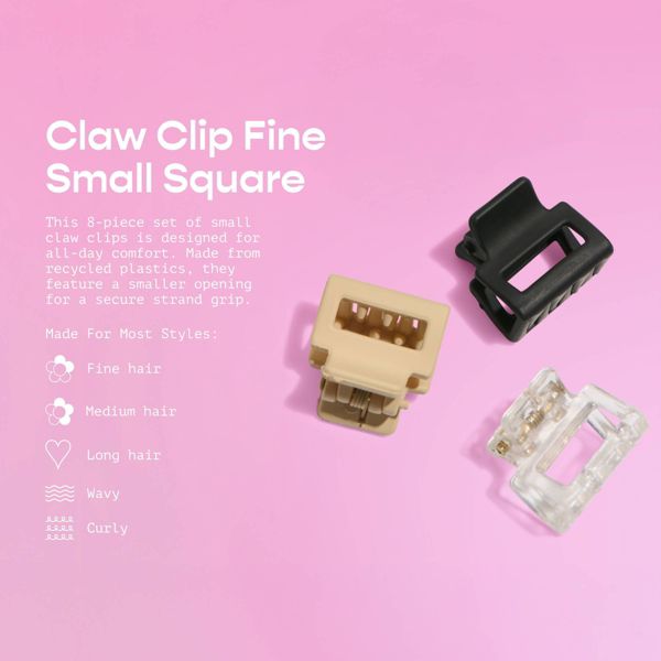 GIMME Locked In Mini Claw Clips for Fine Hair, 8 count-843370082616-LR-361480-6-LR eShop