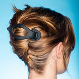 GIMME Medium Hair Oval Lay-Flat Claw Clip - Black and Tortoise, 2 count-843370078725-LR-361069-5-LR eShop