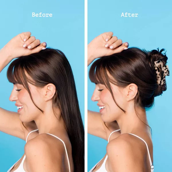 GIMME Medium Hair Rectangle Claw Clip - Black and Tortoise, 2 count-843370082661-LR-361078-5-LR eShop