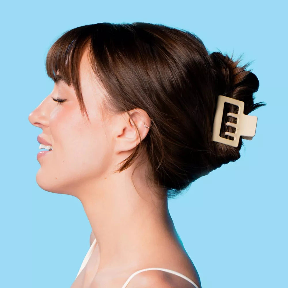 GIMME Medium Square Double Teeth Claw Clip Duo - Black and Tan, 2 count-843370083118-LR-361485-5-LR eShop