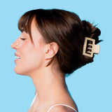 GIMME Medium Square Double Teeth Claw Clip Duo - Black and Tan, 2 count-843370083118-LR-361485-5-LR eShop
