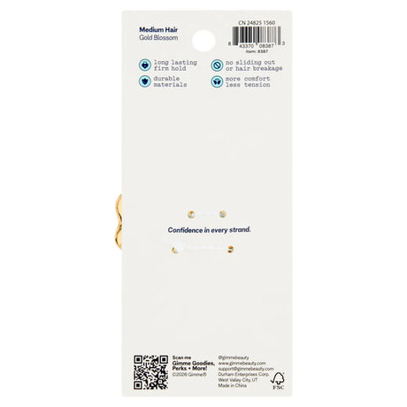 GIMME Metal Moment Gold Blossom Claw Clip for Medium Hair-843370083873-LR-361494-2-LR eShop