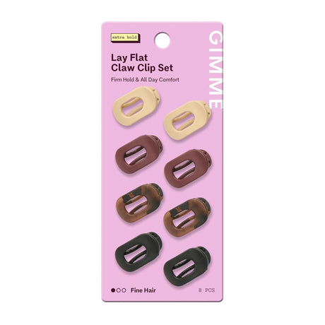 GIMME Mini Lay Flat Claw Clips - Assorted, 8 count-843370082951-LR-361482-1-LR eShop