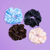 GIMME Sweet Dreams Large Satin Scrunchies - Assorted Colors, 4 count-843370083620-LR-361488-5-LR eShop