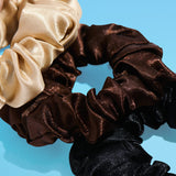 GIMME Sweet Dreams Medium Satin Scrunchies - Black, 6 count-843370083743-LR-361490-6-LR eShop