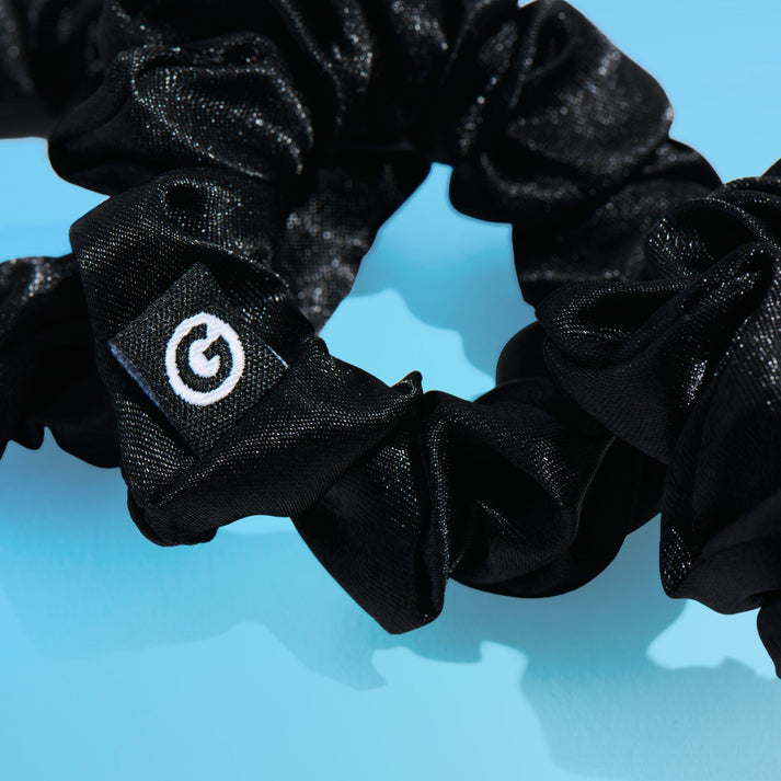 GIMME Sweet Dreams Medium Satin Scrunchies - Black, 6 count-843370083743-LR-361490-7-LR eShop