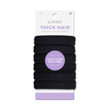 GIMME Thick Hair Firm Hold + All Day Comfort Hair Bands - Black, 6 count-843370070200-LR-361061-1-LR eShop
