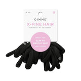 GIMME X-Fine Hair Firm Hold + All Day Comfort Hair Bands - Black, 20 count-843370073935-LR-361064-1-LR eShop
