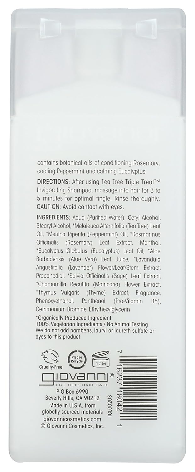 Giovanni Tea Tree Triple Treat Invigorating Conditioner - Rosemary, 2 oz-716237180421-LR-351324-3-LR eShop