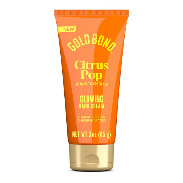 Gold Bond Citrus Pop Glowing Hand Cream, 24-Hour Hydration, 3 oz-041167042144-LR-363875-1-LR eShop