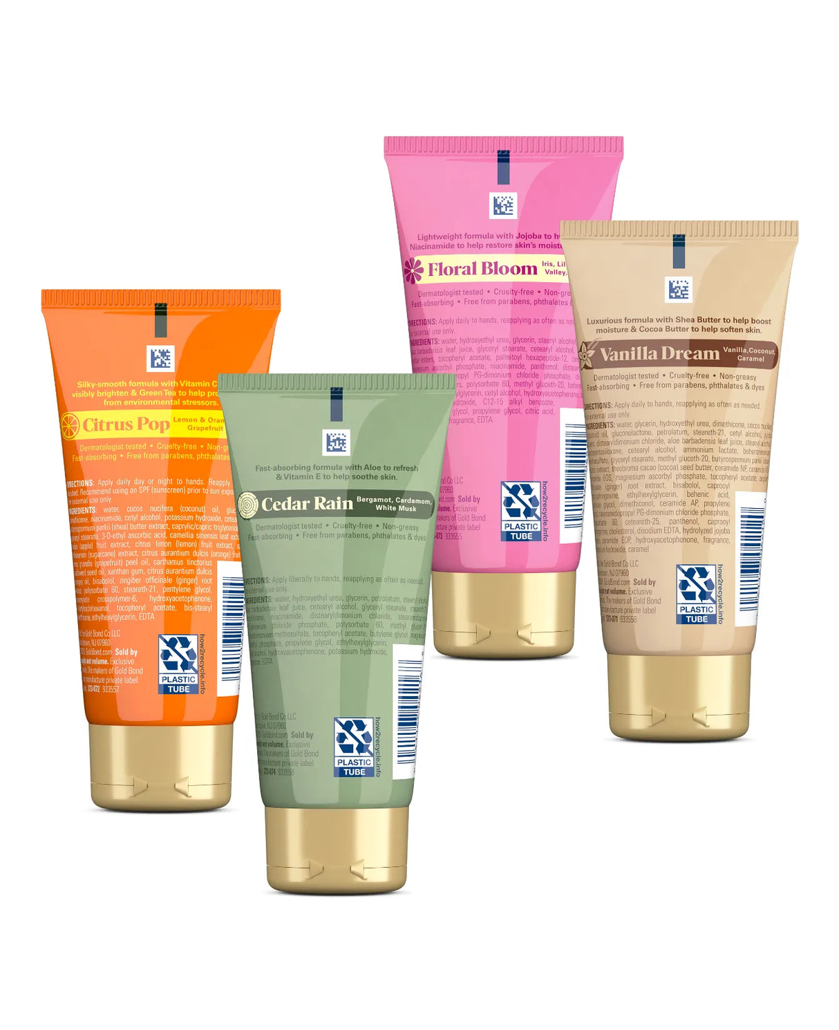 Gold Bond Floral Bloom Hydrating Hand Cream, 24-Hour Hydration, 3 oz-041167042106-LR-363873-10-LR eShop