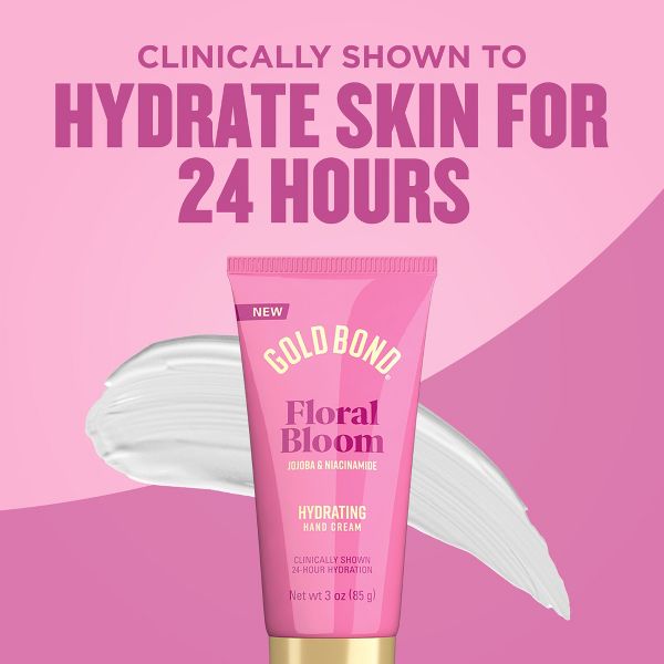 Gold Bond Floral Bloom Hydrating Hand Cream, 24-Hour Hydration, 3 oz-041167042106-LR-363873-3-LR eShop