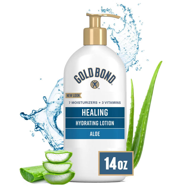 Gold Bond Healing Hydrating Lotion, 14 oz., With Aloe, 24HR Hydration-041167066515-LR-363885-1-LR eShop