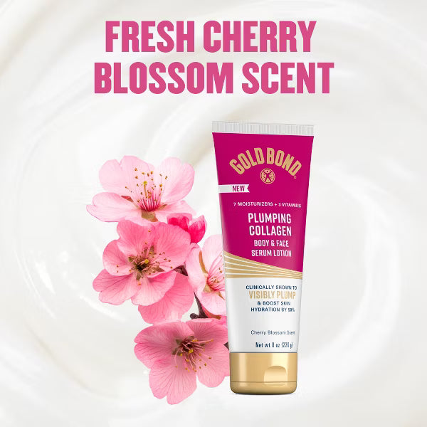 Gold Bond Plumping Collagen Body and Face Serum Lotion, 8 oz-041167042502-LR-363877-8-LR eShop
