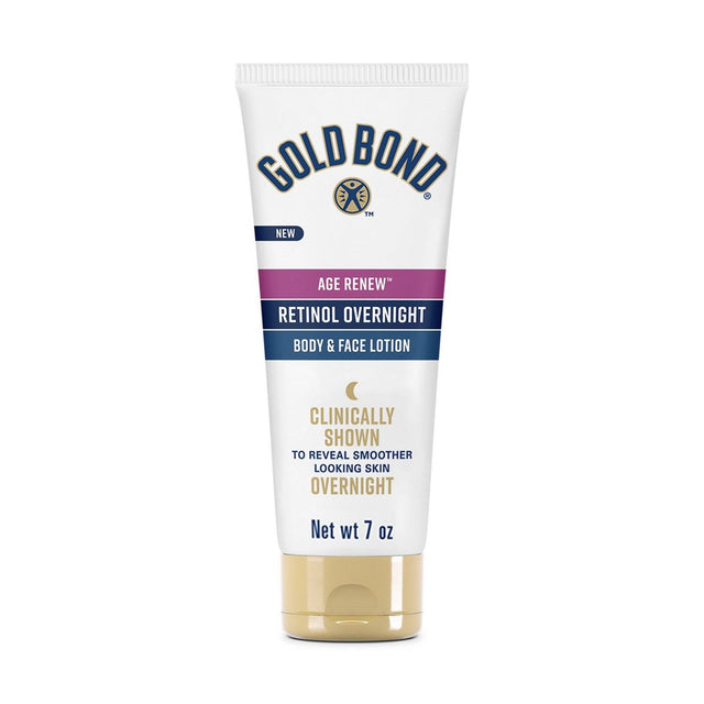 Gold Bond Retinol Overnight Unscented Face and Body Lotion, 7 oz-041167043301-LR-363879-1-LR eShop