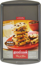 Good Cook Medium Nonstick Cookie Sheet, 15" x 10"-076753040211-LR-232687-1-LR eShop