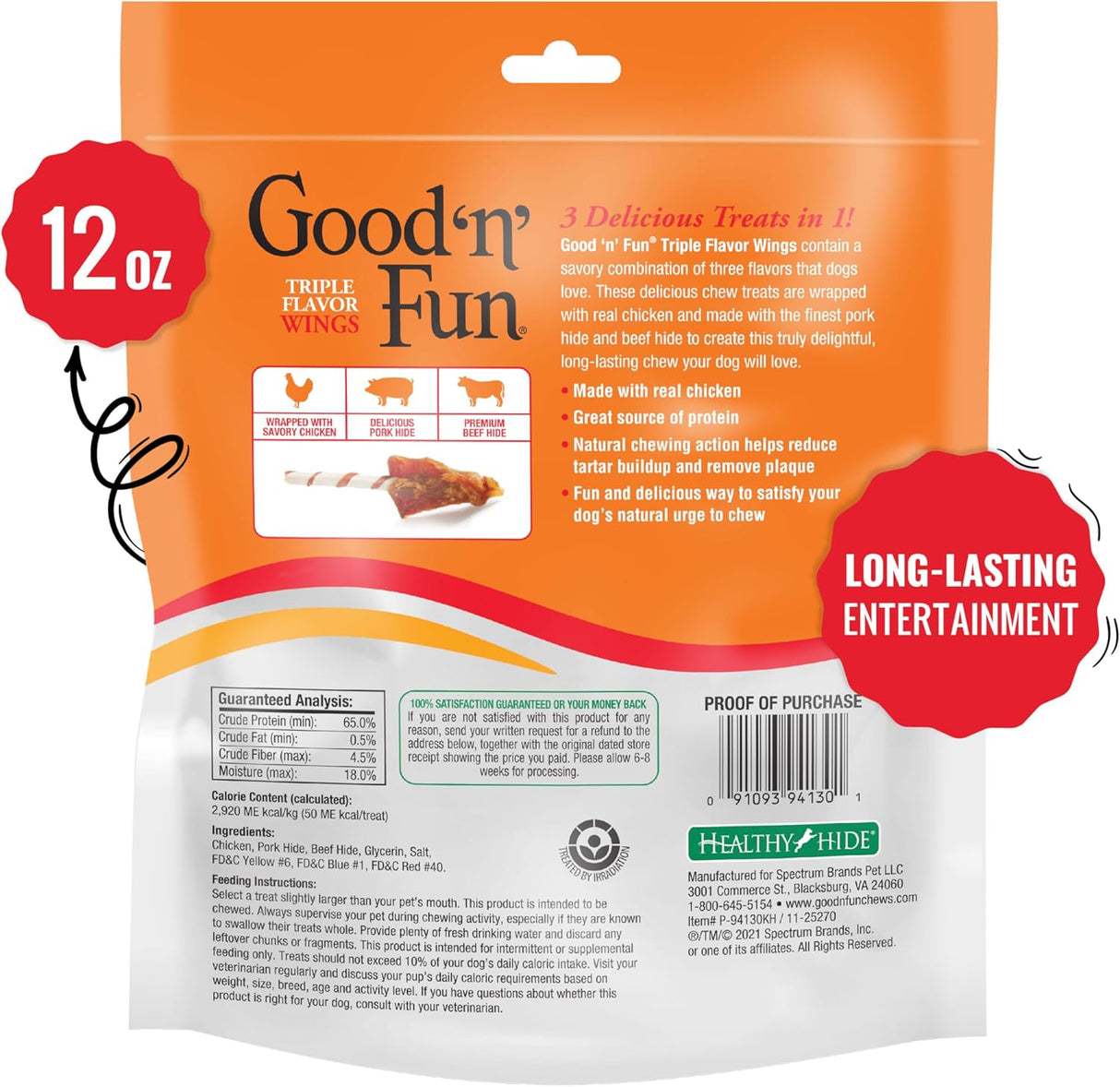 Good ‘n’ Fun Gourmet Triple Flavor Wings Chews, 12 oz-091093941301-LR-330429-2-LR eShop