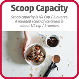 goodcook Deluxe Ice Cream Scoop with Comfortable Grip - Black, 2 oz-076753166607-LR-225659-5-LR eShop