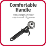 goodcook Deluxe Ice Cream Scoop with Comfortable Grip - Black, 2 oz-076753166607-LR-225659-7-LR eShop