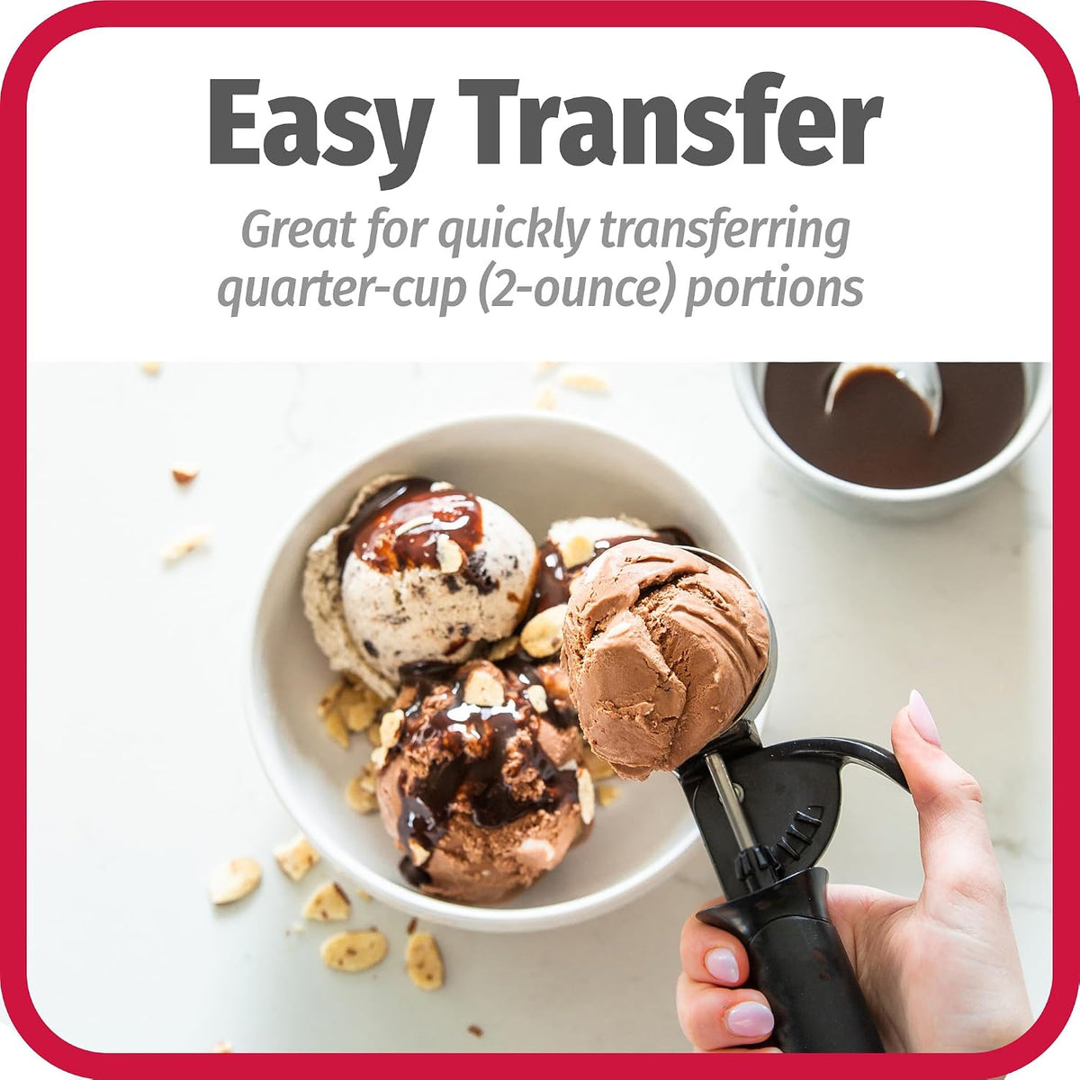 goodcook Deluxe Ice Cream Scoop with Comfortable Grip - Black, 2 oz-076753166607-LR-225659-8-LR eShop