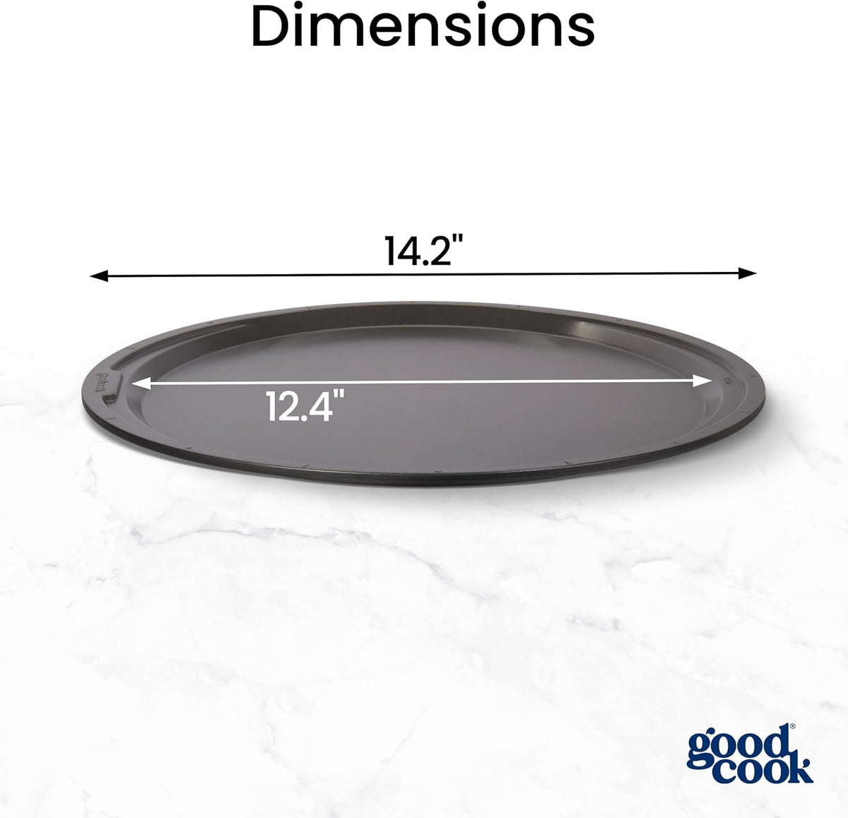 goodcook Everyday Nonstick Steel Pizza Pan, 12"-076753040365-LR-222034-3-LR eShop