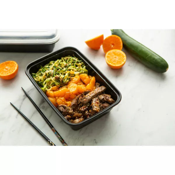 GoodCook Meal Prep 1 Compartment Rectangle Black Containers + Lids - 10 count-076753107839-LR-334570-6-LR eShop