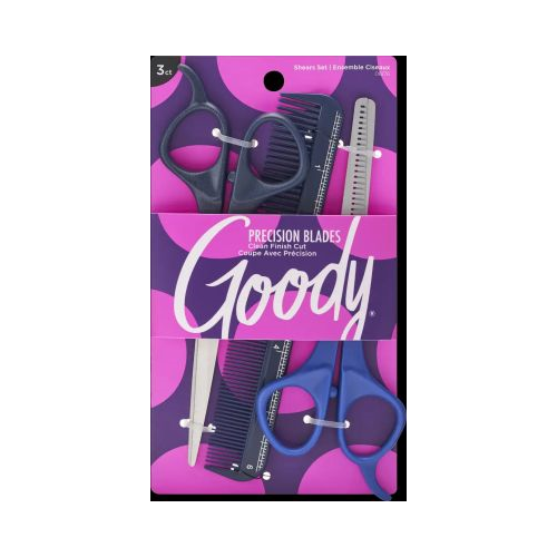 Goody 3 Piece Style Kit - Hair Cutting Shears, Thinning Shears, and Comb, 3 PC-041457081761-LR-321126-1-LR eShop