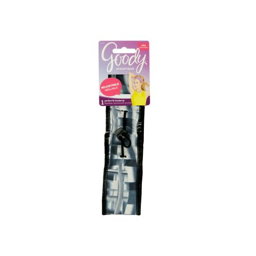 Goody Athletic Adjustable Black and White Geometric Headwrap, 1.0 CT-041457113356-LR-335535-1-LR eShop