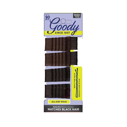 Goody Bobby Pins, Black Hair Pins, Secure Hold, 90 CT-041457037041-LR-286610-1-LR eShop