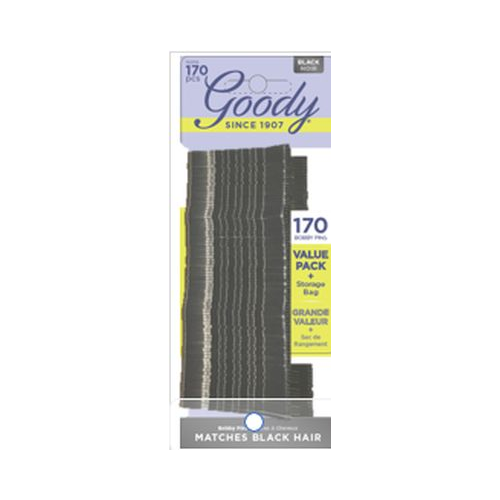 Goody Bobby Pins, Secure Hold Black Hair Pins, 170 CT-041457166161-LR-334866-1-LR eShop
